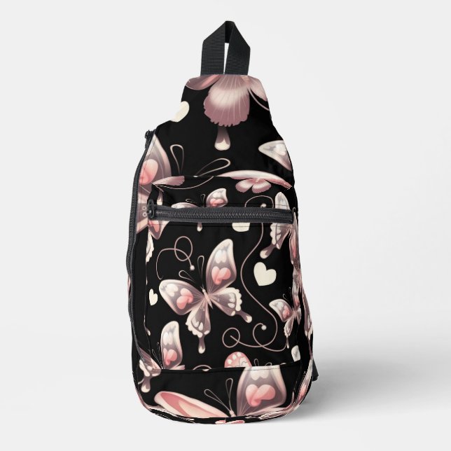 Sac à billes de conception des coeurs papillon (Recto)