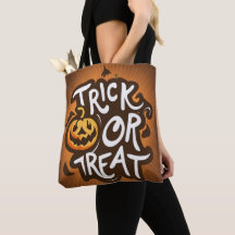 Sac à bonbons d'Halloween ou sac à traiter