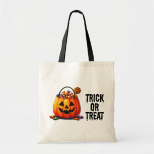 Sac à bonbons rempli Jack-o'lanterne ou sac de tra