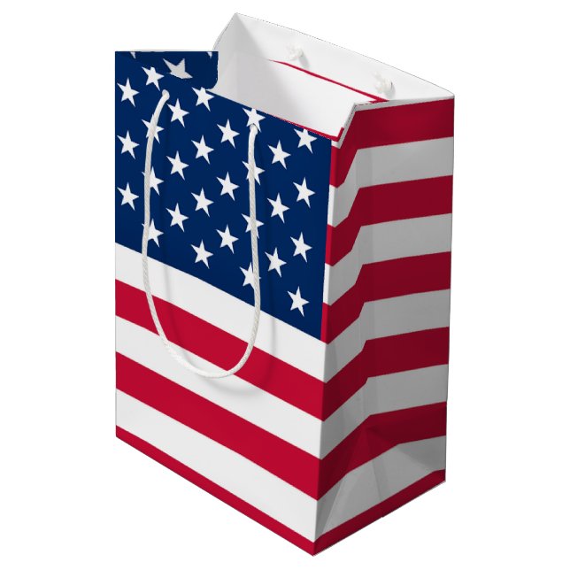 Sac à cadeau du drapeau américain patriotique (Dos Angle)