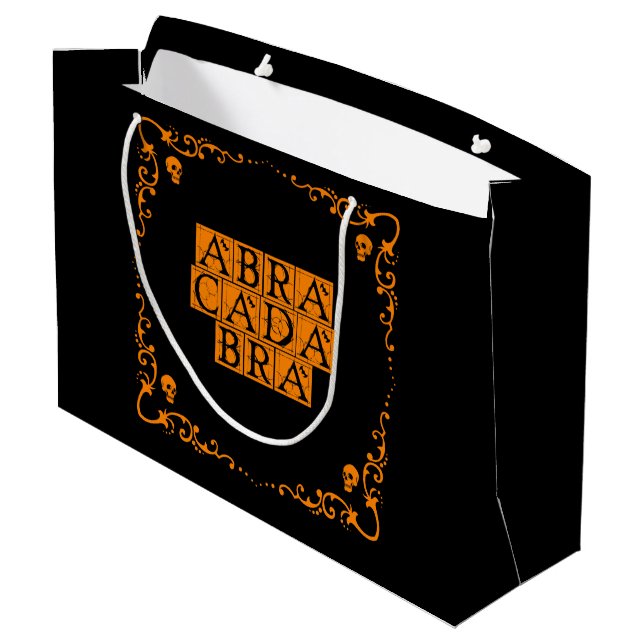 Sac à cadeau du mot magique Abracadabra (Dos Angle)