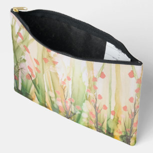 Sac à cosmétiques avec impression de fleur dans la