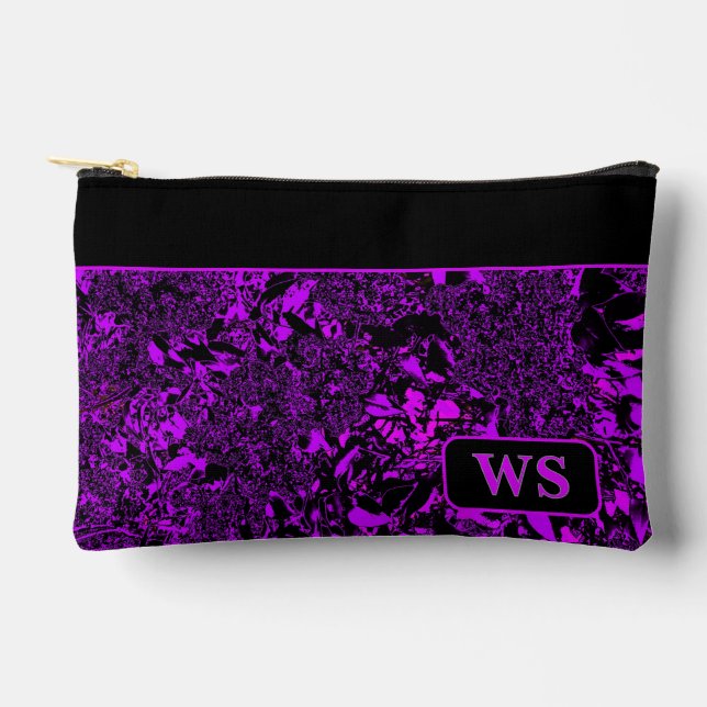 Sac à cosmétiques violet vif  (Recto)