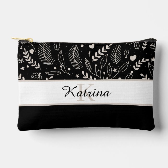 Sac à coudre à impression monogramme (Recto)