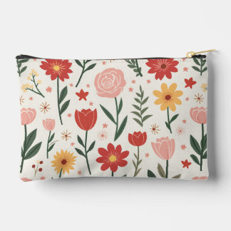 Sac à coudre à impression motif à fleurs