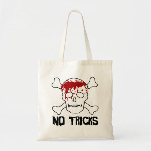Sac à crâne sanglant et à os croisés