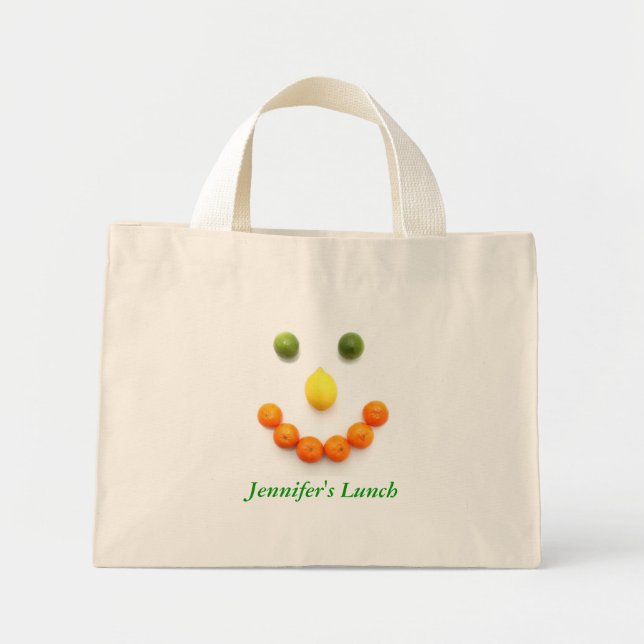 Sac à déjeuner sourire aux fruits (Devant)