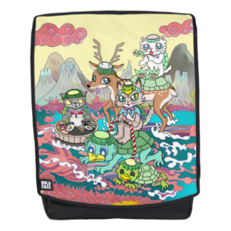 SAC À DOS 河童＆３ニャン＆鹿