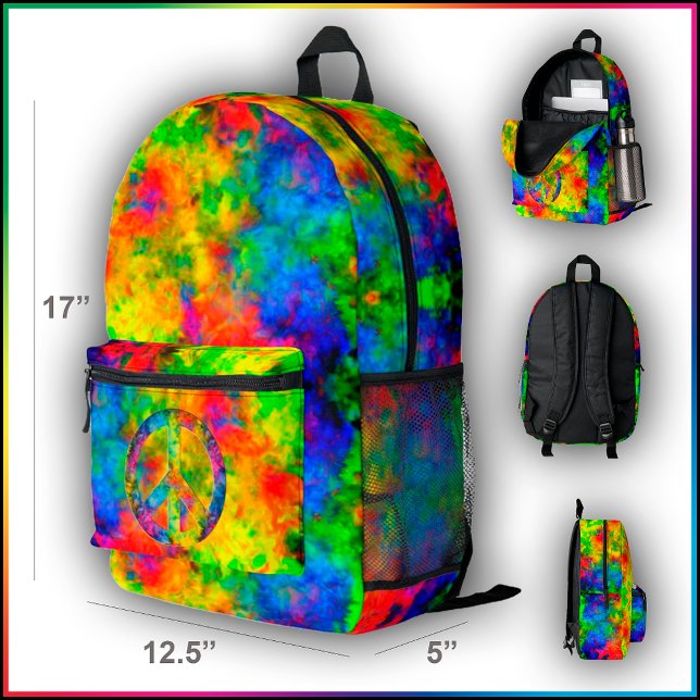 Sac à dos [à Cravate atomique] Couleurs arc-en-cie (Click "Edit Design" to customize)