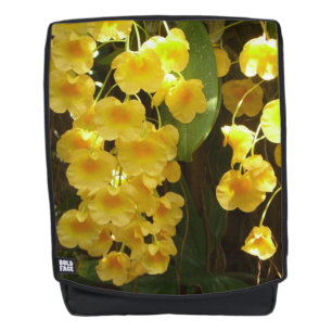 Sac À Dos Accrocher les orchidées jaunes Fleurs tropicales