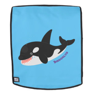 Sac À Dos Amusante baleine orque mignonne dessin animé