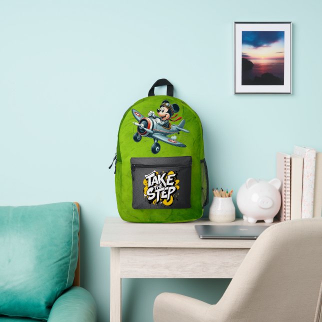 sac à dos aquarelle mignon rose jolie école (Insitu)