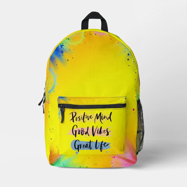 sac à dos aquarelle mignon rose jolie école (Recto)