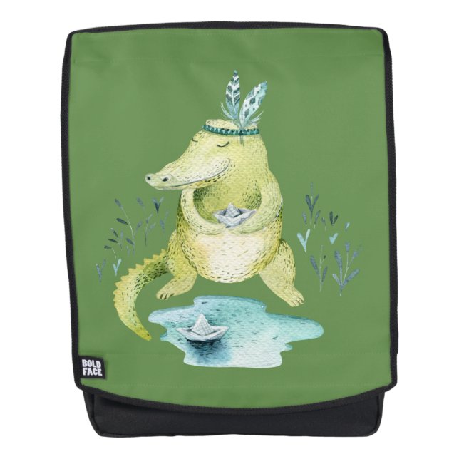 Sac À Dos Arlena l'Alligator (Devant)