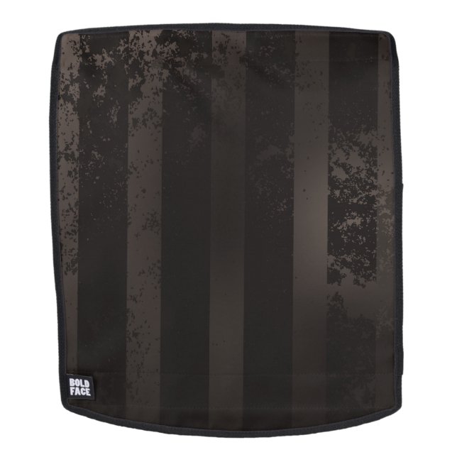 Sac À Dos Arrière - plan brun rayé Steampunk (Devant amovible)