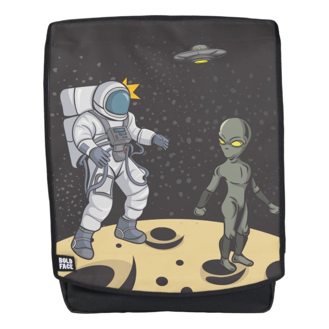 Sac À Dos Astronaute et extraterrestre    (Devant)