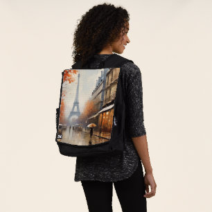 Sac À Dos Automne à Paris France