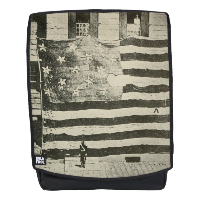 Sac À Dos Bannière étoilée : drapeau américain à l'écran (Devant)