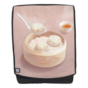 Sac À Dos Bao Buns à vapeur avec thé