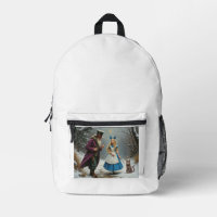 Sac à dos blanc Alice d'hiver