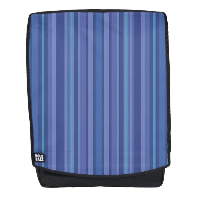 Sac À Dos Bleu moderne bande pourpre (Devant)