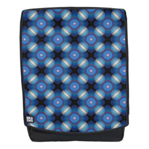 Sac À Dos Bleu Spacey Géométrique