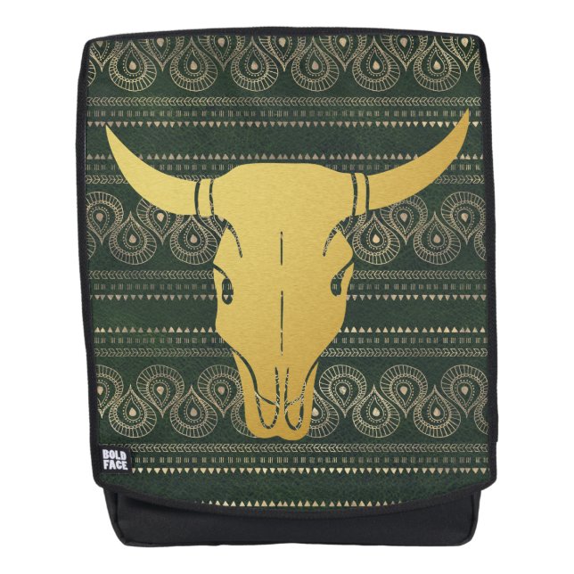 Sac À Dos Boho Boeuf Doré (Devant)