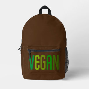 Sac à dos Brown vert Vegan