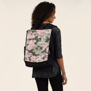 Sac À Dos Camouflage rose et vert, Militaire, Armée