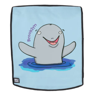 Sac À Dos Caricature adorable de marsouin