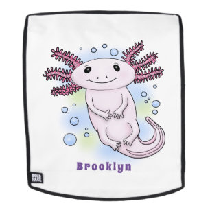 Sac À Dos Caricature axolotl rose adorable