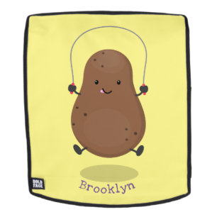 Sac À Dos Caricature de la corde de saut de pomme de terre t