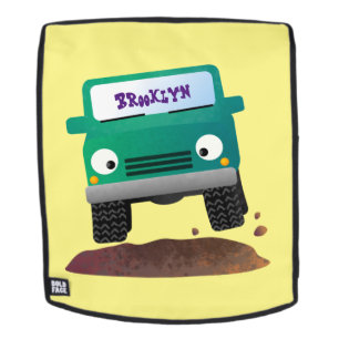 Sac À Dos Caricature de voiture 4 X4 hors route