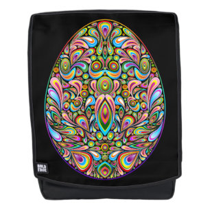 Sac À Dos Chemise T-shirt bio pour enfants motif œuf de Pâqu