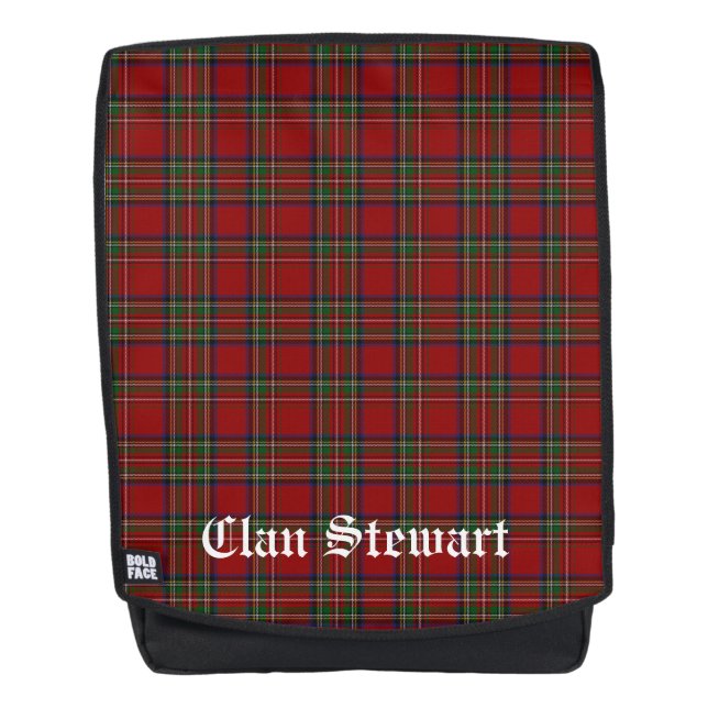 Sac À Dos Clan Stewart Tartan Plaid (Devant)