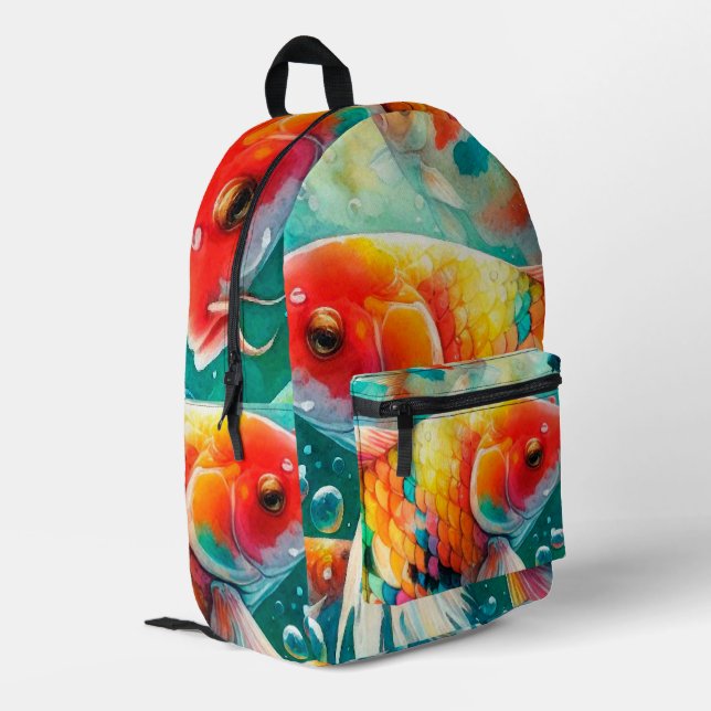 Sac à dos coloré Koi Fish (Coin arrière gauche)