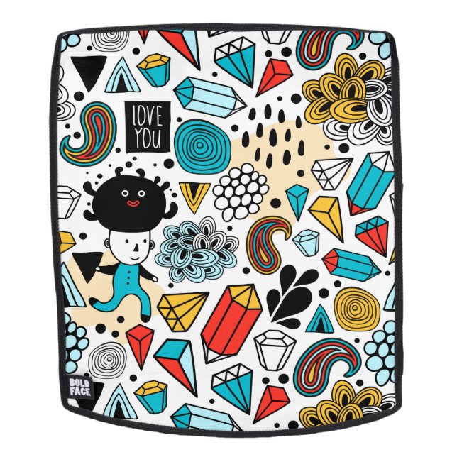 Sac À Dos Crazy head (Devant amovible)