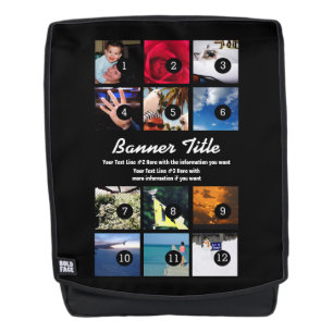 Sac À Dos Créez votre propre décor facilement avec 12 images