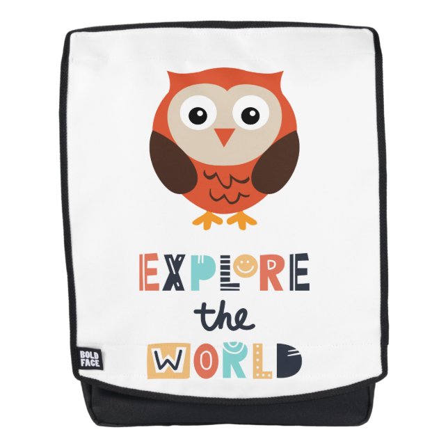 Sac À Dos Cute Exploration Owl (Devant)