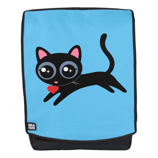 Sac À Dos Cute Kitty Coeur de chat Thief Cadeau pour filles (Devant)