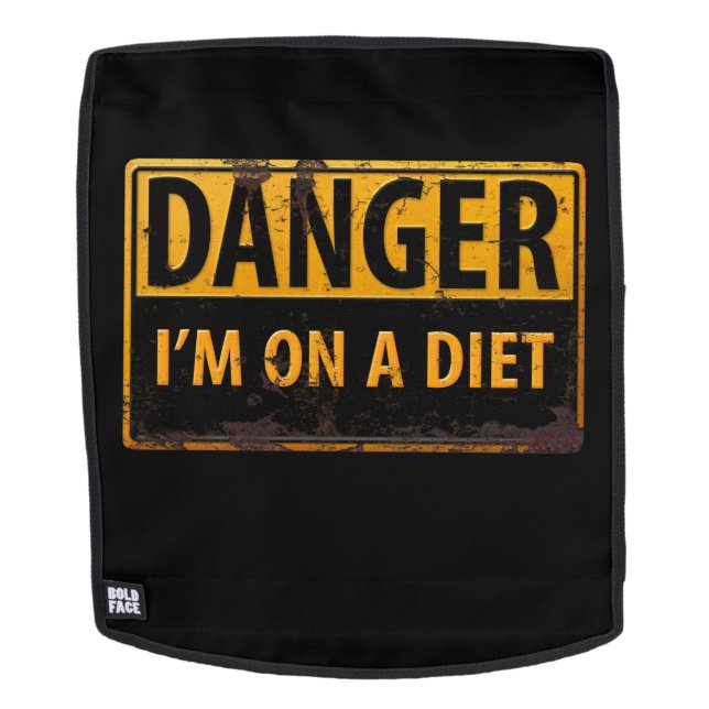 Sac À Dos DANGER, je suis sur un panneau d'avertissement en  (Devant amovible)