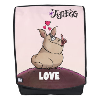 SAC À DOS DE "AMOUR" D'A.J. HOGG