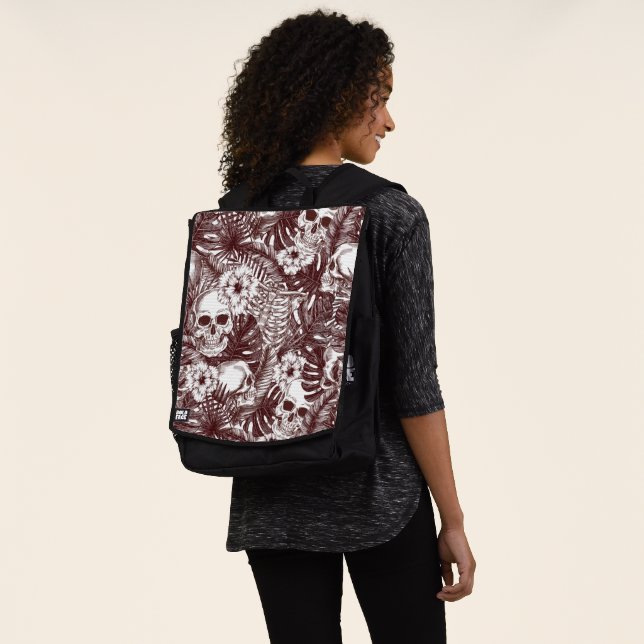 Sac à dos de crâne Jungle #2 (Porté)