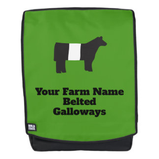 Sac à dos de Galloway ceinturé par nom