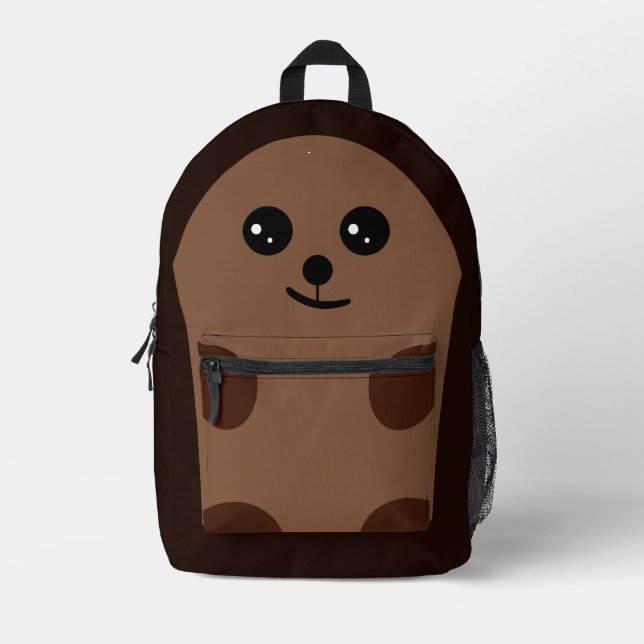 Sac à dos de hérisson mignon (Recto)