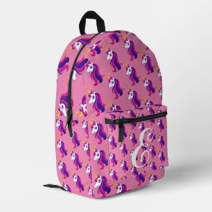 Sac à dos de l'école de licorne rose pour filles