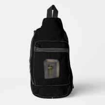 Sac à dos de missionnaire chrétien avec Bible