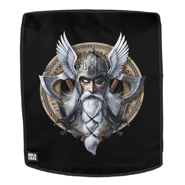 Sac À Dos Dieu guerrier Norse Odin (Devant amovible)