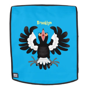 Sac À Dos Drôle dessin animé de Magpie australienne