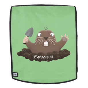 Sac À Dos Drôle gopher de poche creusant dessin dessin de de